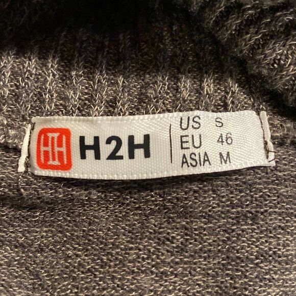 H2H Sweater Button Down Cardigan Pockets Brown US Size Small - Picture 6 of 7